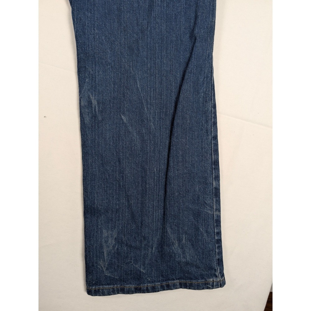Levi Strauss Women's Signature Mid‑Rise Bootcut Jeans 37 Short Blue Stretch - Picture 8 of 11